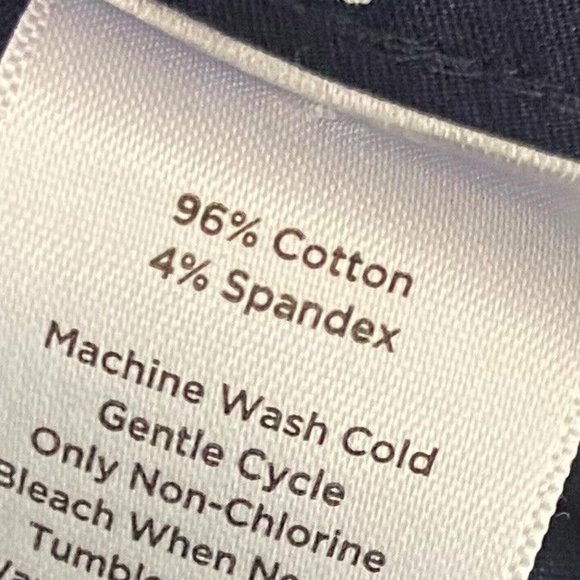 Talbots Women's LS Polka Dot Button Down Blouse Size 16 Navy/White Career - Picture 10 of 10